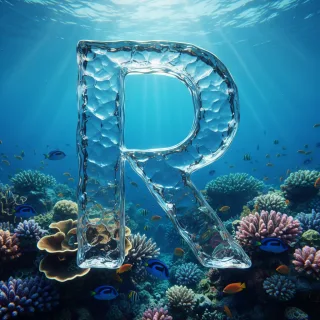 Coral reef — litera R
