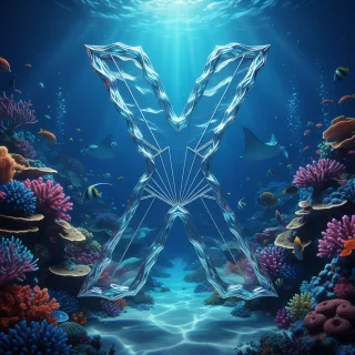 Coral reef — litera X