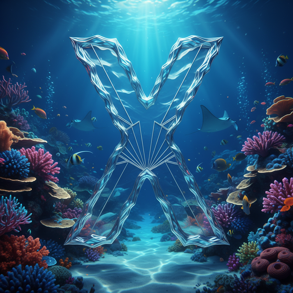 Coral reef — litera X