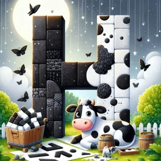 Cow — litera H (wariant 2)