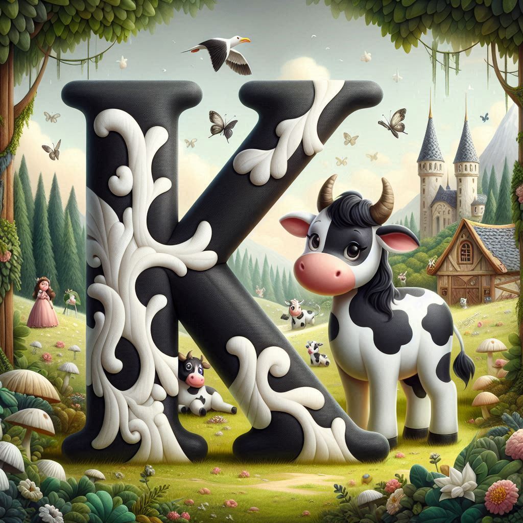 Cow — litera K