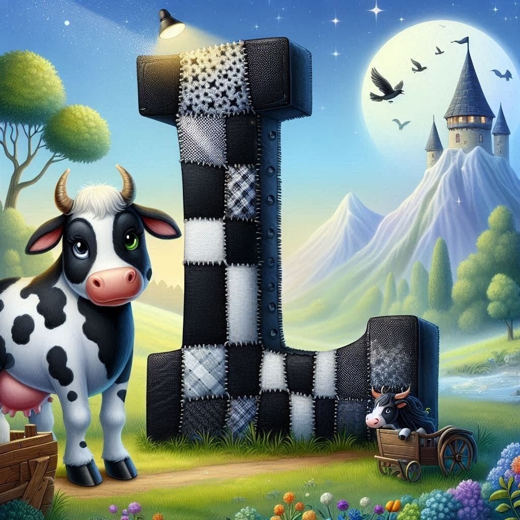 Cow — litera L