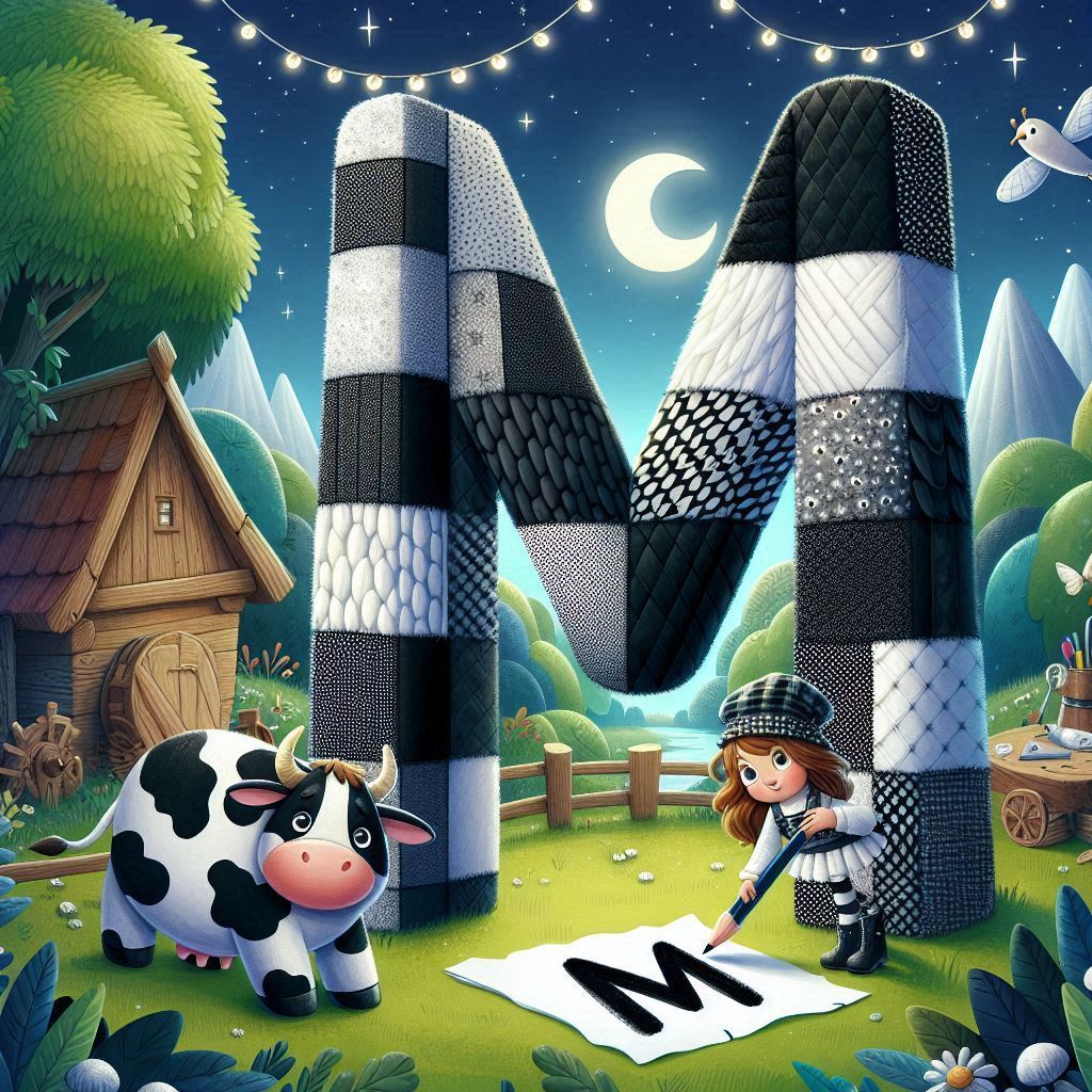 Cow — litera M