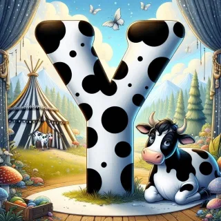 Cow — litera Y (wariant 2)