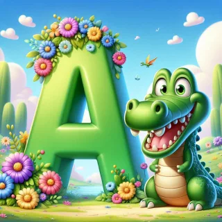 Crocodile 2 — litera A (wariant 2)