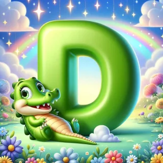 Crocodile 2 — litera D (wariant 2)