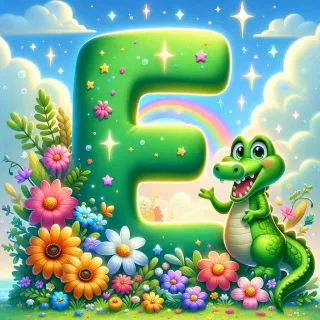 Crocodile 2 — litera E (wariant 2)