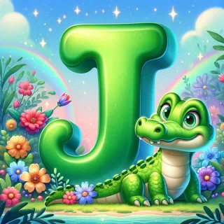 Crocodile 2 — litera J (wariant 2)