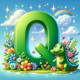 Crocodile 2 — litera Q (wariant 2)