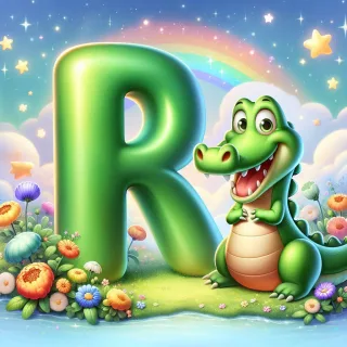 Crocodile 2 — litera R (wariant 2)