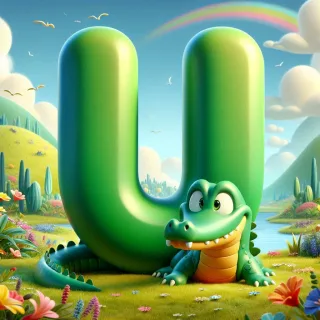 Crocodile 2 — litera U (wariant 2)