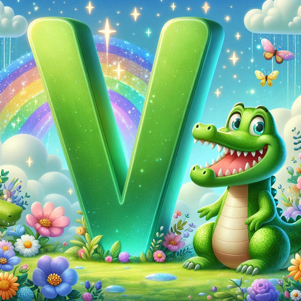 Crocodile 2 — litera V (wariant 2)