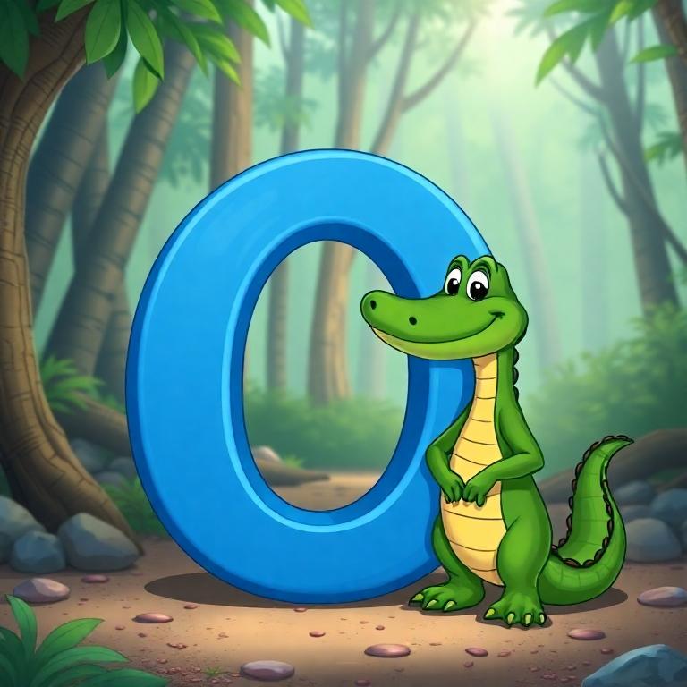 Crocodile — litera O