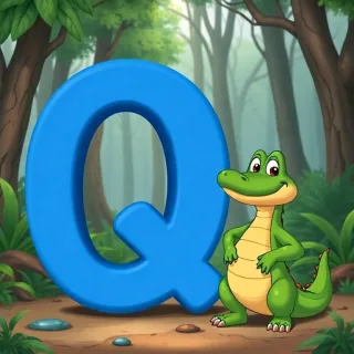 Crocodile — litera Q
