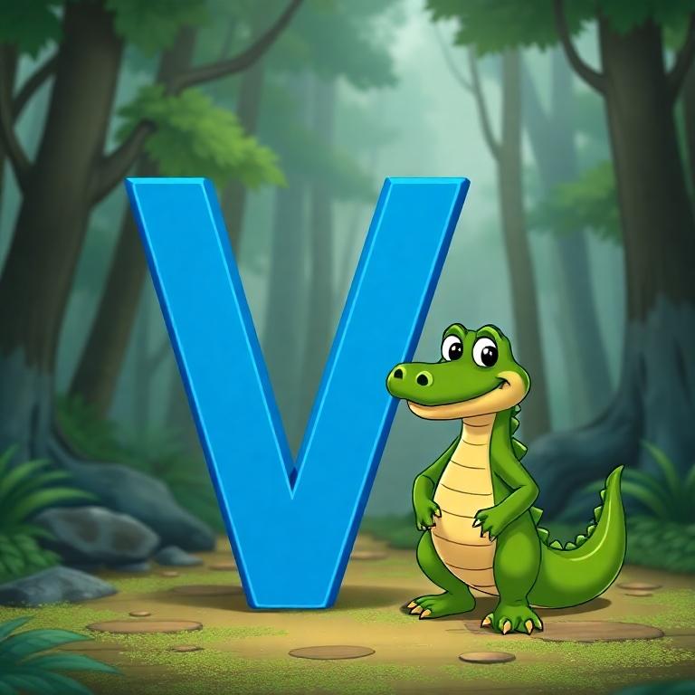 Crocodile — litera V