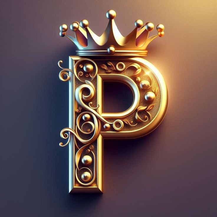 Crown — litera P
