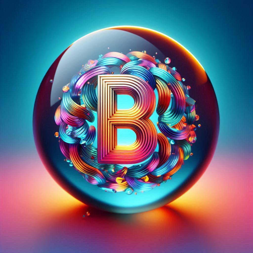 Crystal ball — litera B