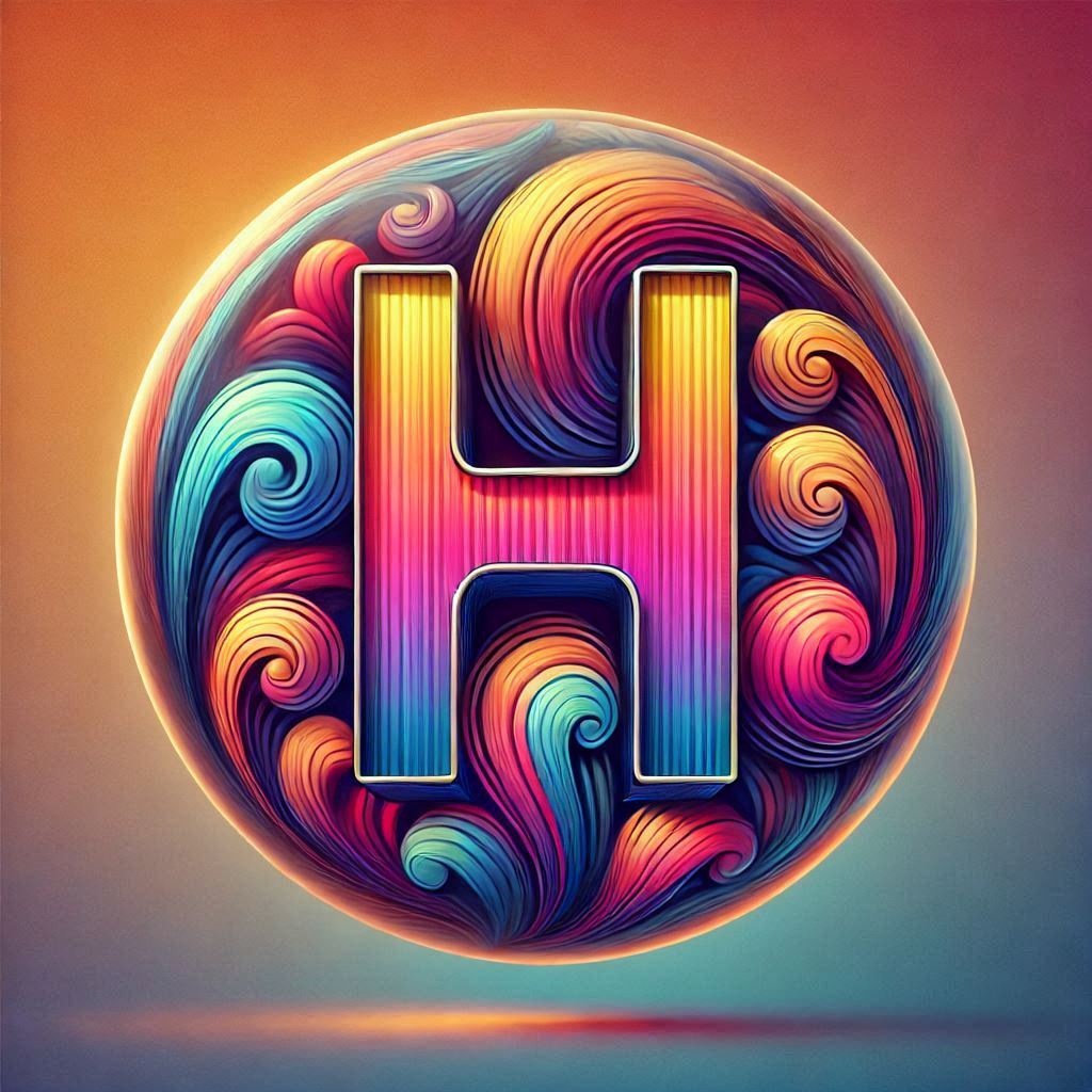 Crystal ball — litera H