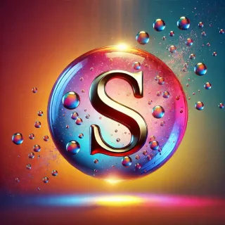 Crystal ball — litera S
