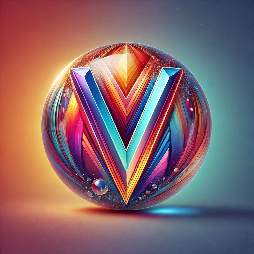 Crystal ball — litera V