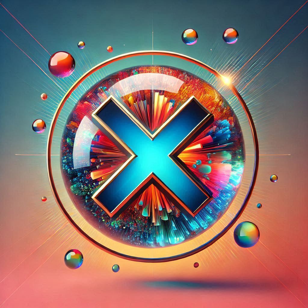 Crystal ball — litera X
