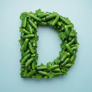 Cucumber — litera D (wariant 2)