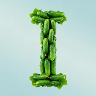 Cucumber — litera I (wariant 2)