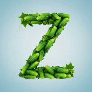 Cucumber — litera Z (wariant 2)