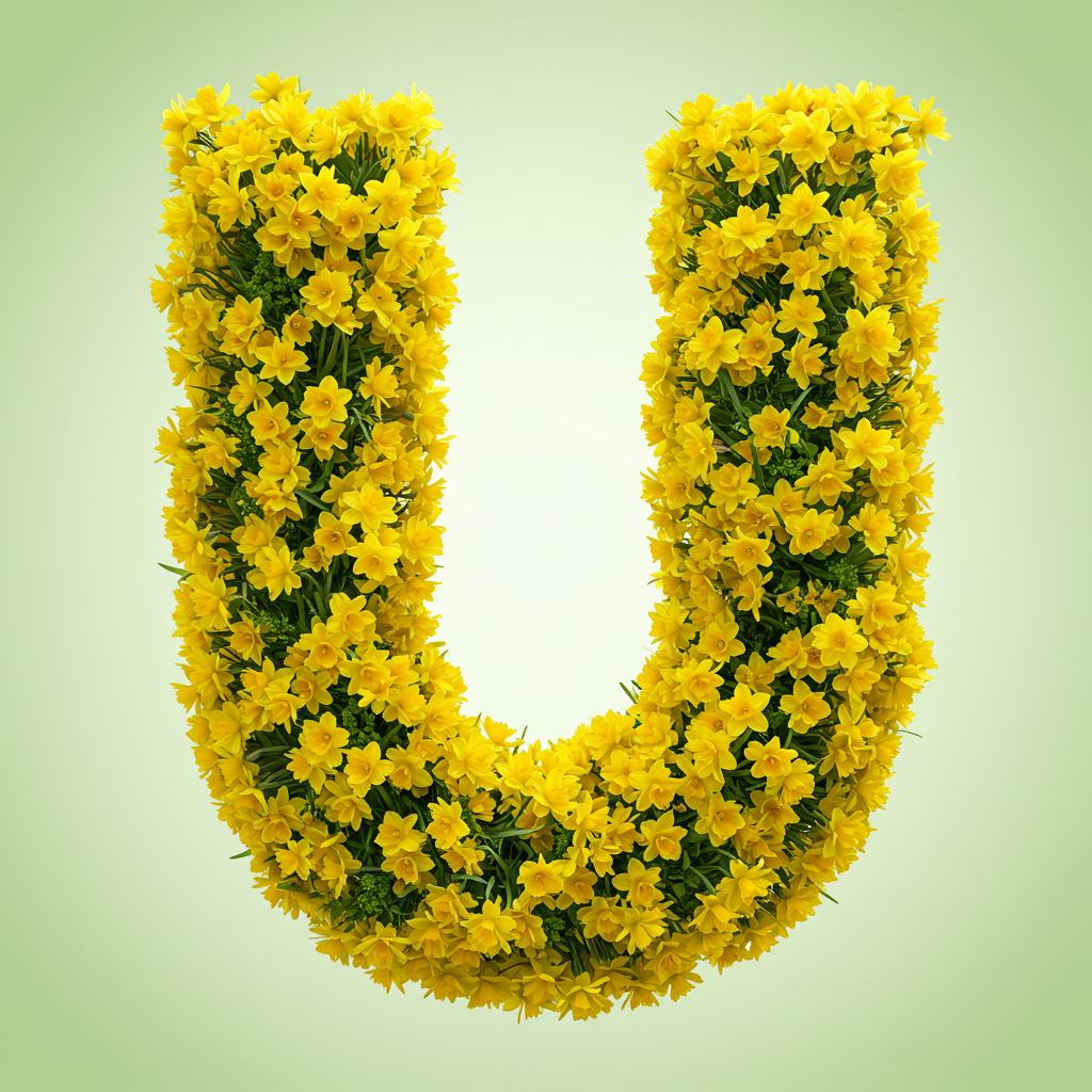 Daffodil 2 — litera U (wariant 2)