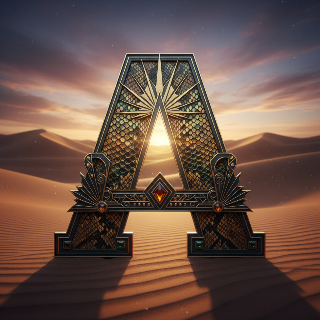 Desert dunes — litera A