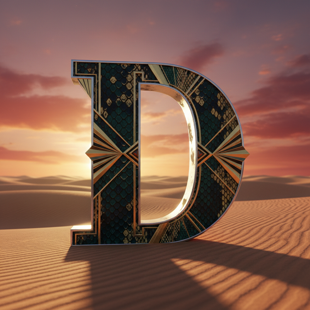 Desert dunes — litera D