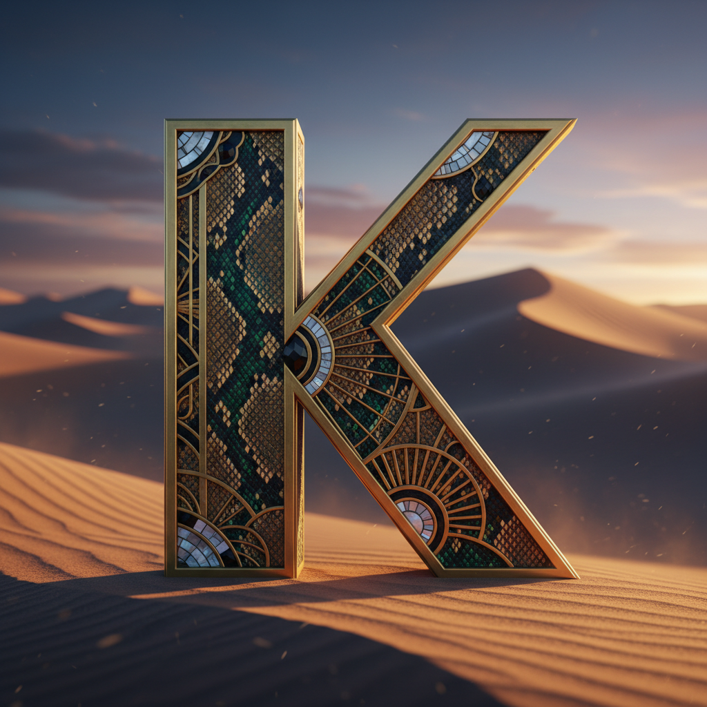 Desert dunes — litera K