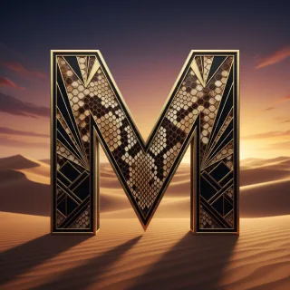 Desert dunes — litera M