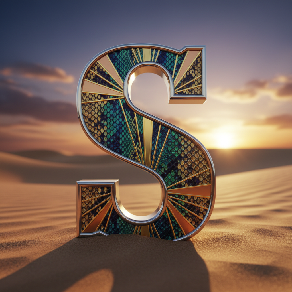 Desert dunes — litera S