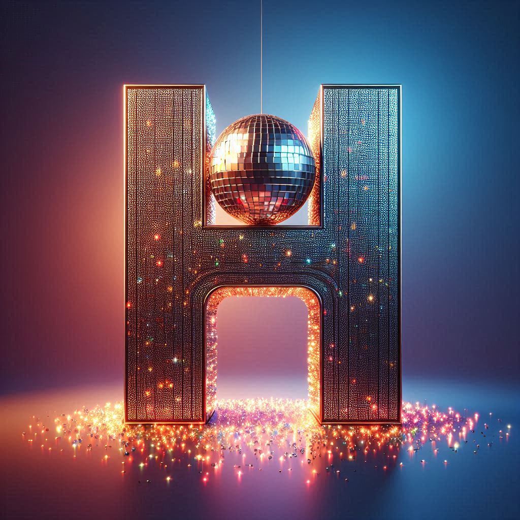Disco effect — litera H