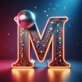 Disco effect — litera M