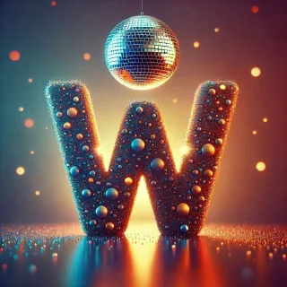 Disco effect — litera W