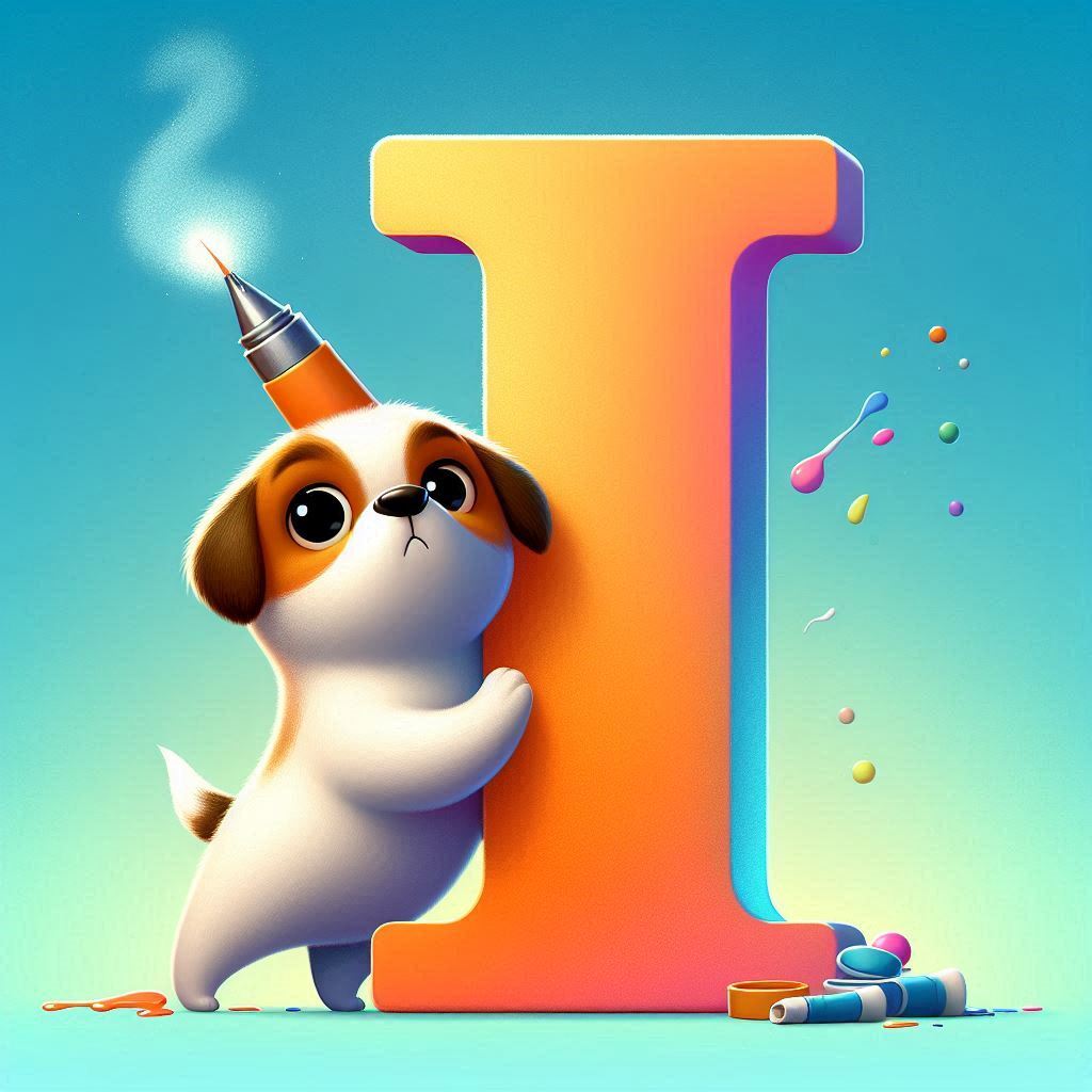 Dogs — litera I (wariant 2)