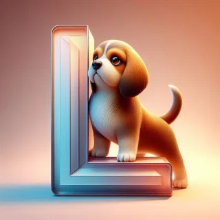Dogs — litera L (wariant 2)