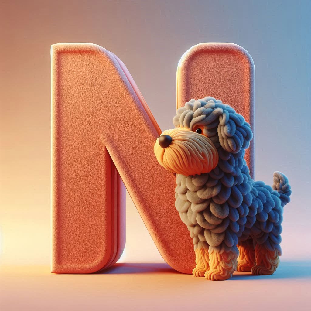 Dogs — litera N (wariant 2)