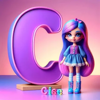 Doll — litera C (wariant 2)
