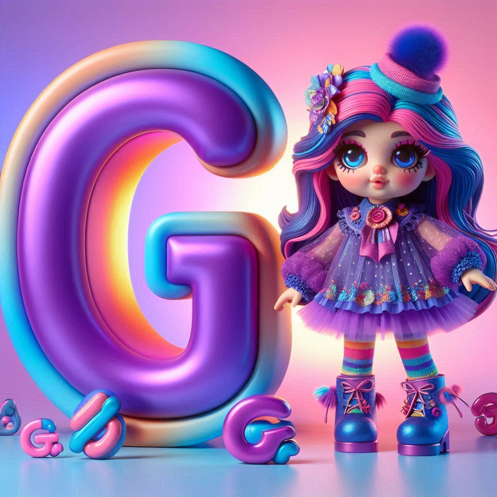 Doll — litera G (wariant 2)