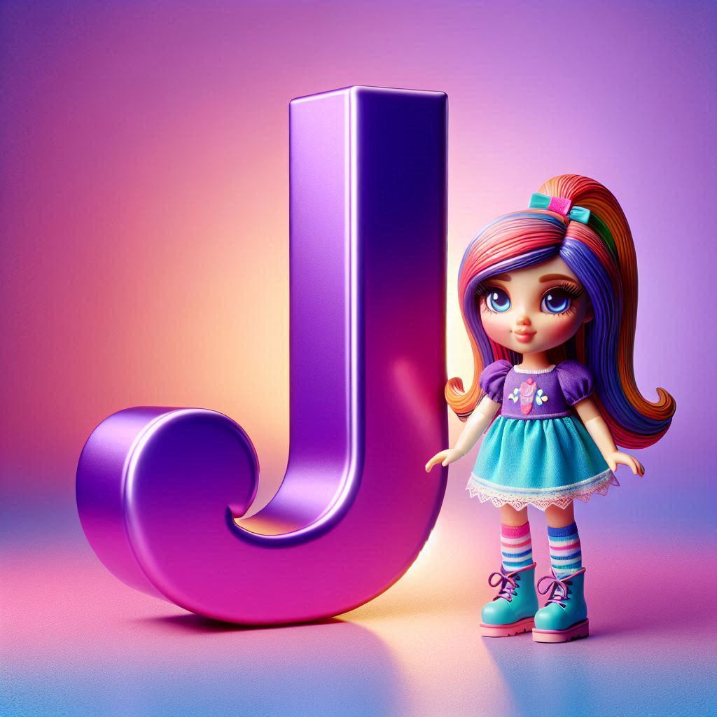 Doll — litera J (wariant 2)