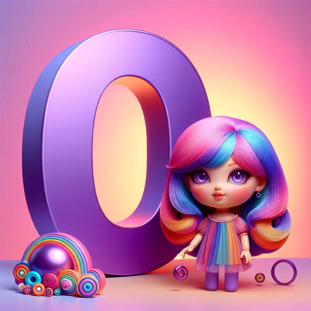 Doll — litera O (wariant 2)