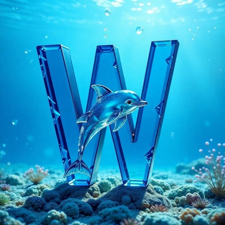 Dolphin — litera W