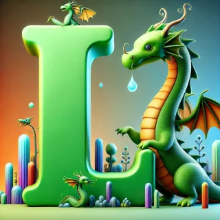 Dragon 2 — litera L (wariant 2)