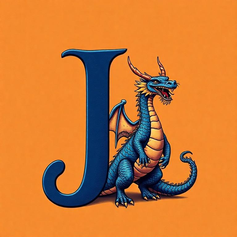 Dragon — litera J