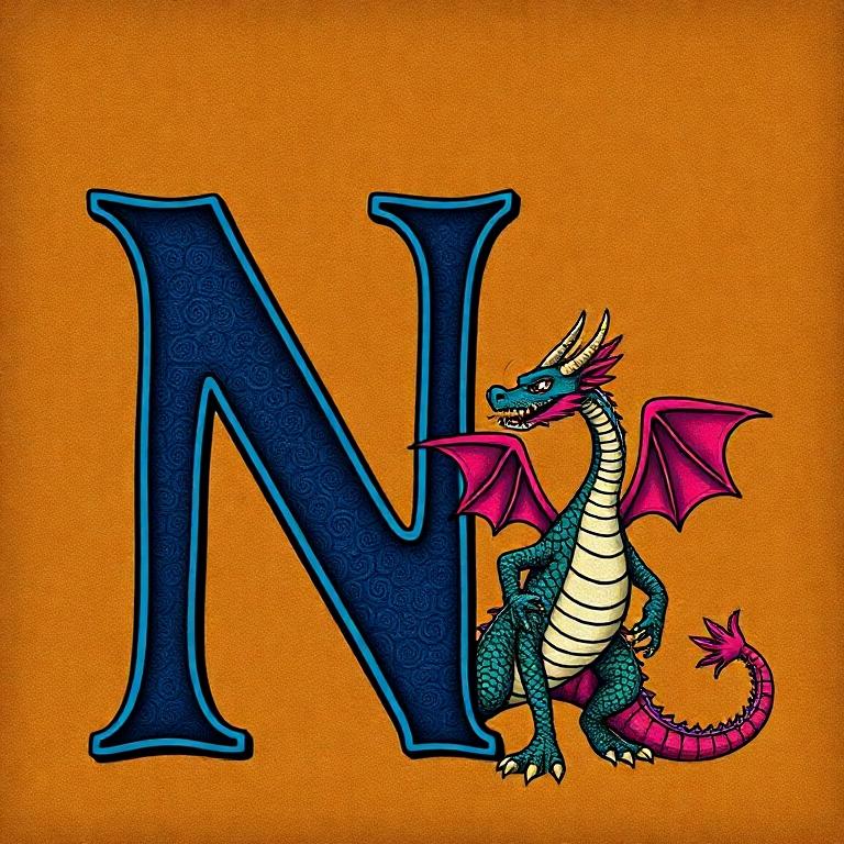 Dragon — litera N