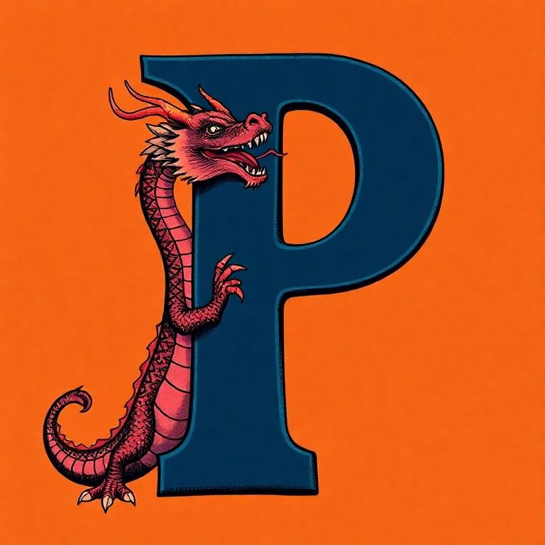 Dragon — litera P