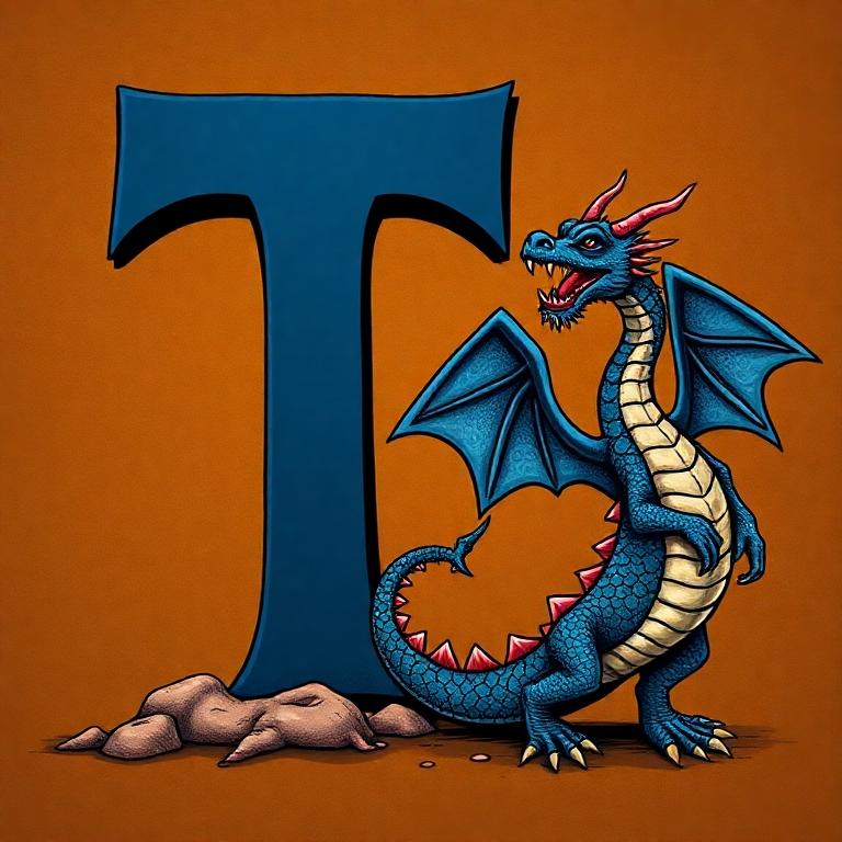 Dragon — litera T
